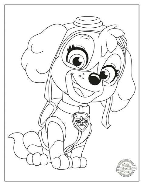 paw patrol coloring pages  print realistic coloring pages