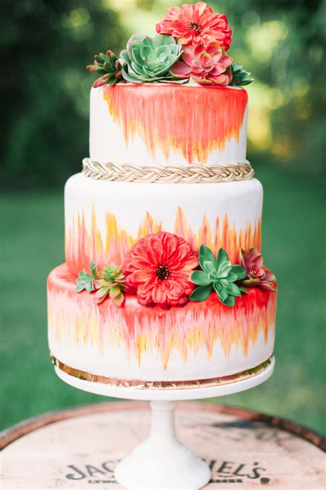 eclectic pink orange boho wedding ideas   detail