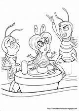 Bee Movie Coloring Pages Printable sketch template