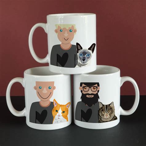personalised cat dad gift mug    home truths notonthehighstreetcom