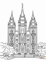 Templo Lds Colorear Slc Bountiful Temples Kirtland Mormon Colorare Disegni Tempio Sketch Birijus Monumento Coro Bambini Biltmore Colorironline sketch template