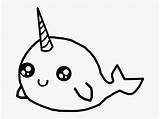 Narwhal Clipartkey sketch template