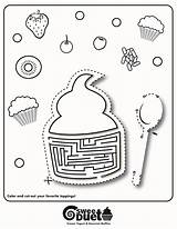 Coloring Pages Frozen Yogurt Menchies Gourmet Muffins Preschool Posters Printable Worksheets Colouring Shop Math Divyajanani Choose Board sketch template