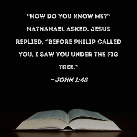john       nathanael asked jesus replied