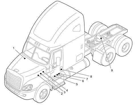 freightliner  children coloring page  printable coloring pages