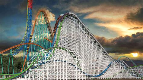 Twisted Colossus New Record Breaking Hybrid Coaster To Open At Six