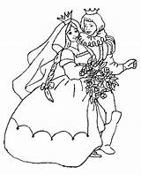 Huwelijk Prinses Trouwen Kleurplaat Kleurplaten Kleuren Flevoland sketch template