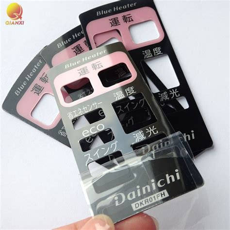 customized control panel sticker manufacturers factory maker buy control panel sticker