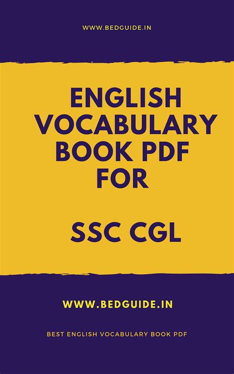 books  improve english vocabulary   ssc cgl