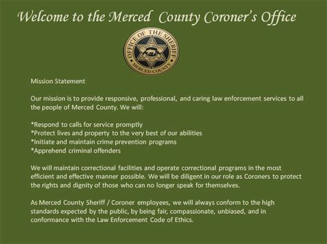 merced county ca official website coroner