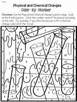 Color Physical Number Chemical Changes Matter sketch template