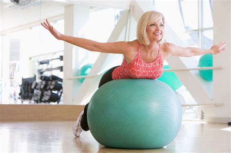 balance ball therapy  exercises    knee problems gaiam
