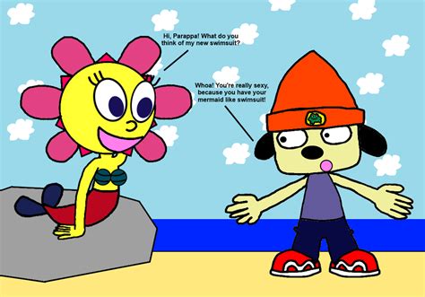 Mermaid Sunny And Parappa By Mamonfighter761 On Deviantart