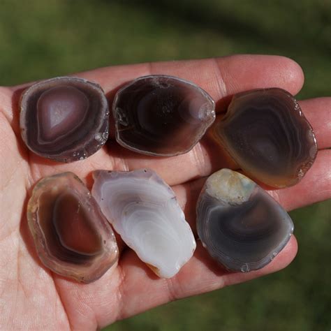 natural agate slices  strength  courage  rock crystal shop