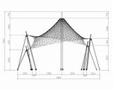 Tensile Structure Umbrella Weihai Hypar Bathing Fabric International Beach Structural Bdir Installation sketch template