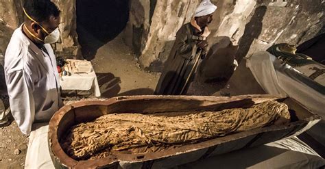3 000 Year Old Mummy Revealed As Egyptian Officials Open Sarcophagus