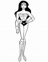 Wonder Coloring Woman Pages Dc Justice League Superhero Print Kids Comics Super Wonderwoman Heroes Animated Style Color Superheroes Printable Sheets sketch template