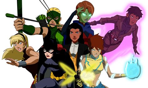 young justice girls young justice girls photo  fanpop
