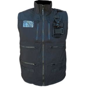radio vest black  shock cord waist mountain uniforms