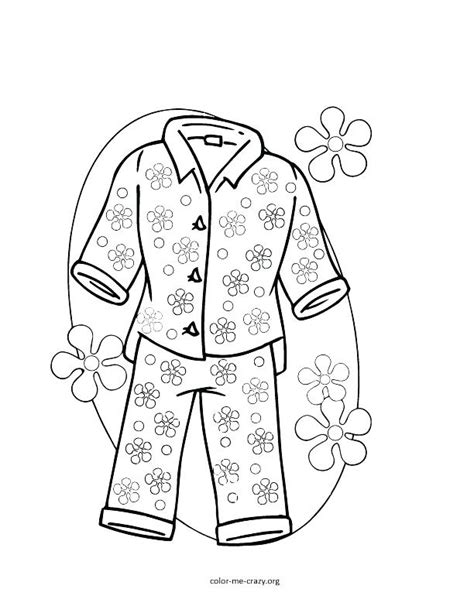 printable pajama coloring pages printable templates