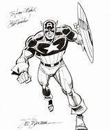 Buscema America Anneau Penciller sketch template