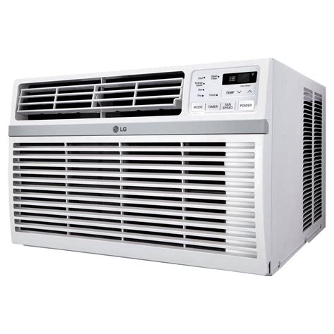 lg lg wall air conditioner  heat  btu  sq ft  volt white   wall air