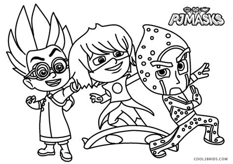 pj mask printable coloring pages