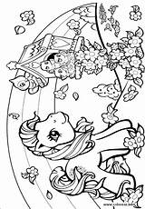 Girly Coloring Pages Adult Book Mermaid Pony Barbie Little sketch template