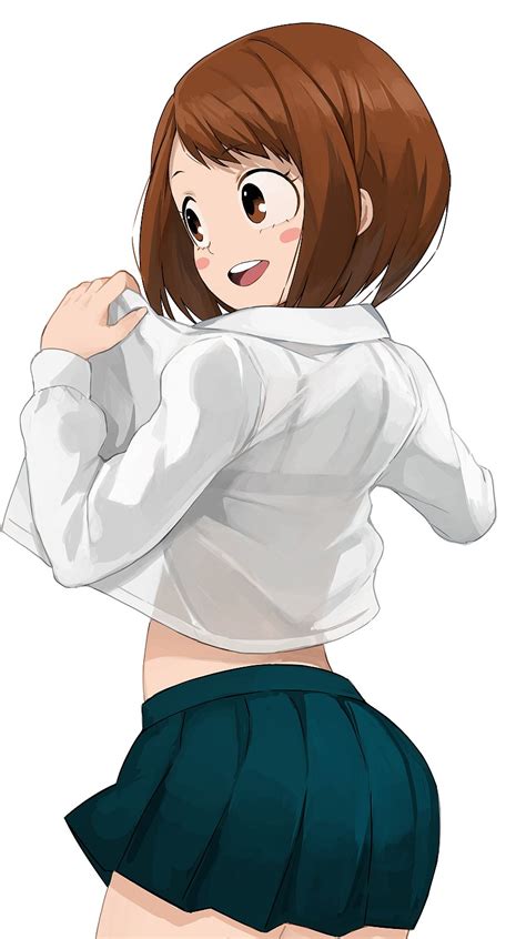 hiroki yyqw7151 uraraka ochako boku no hero academia commentary