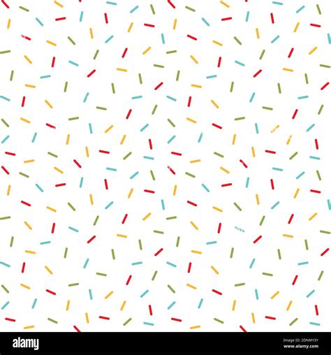 colorful sprinkles abstract seamless pattern vector background stock