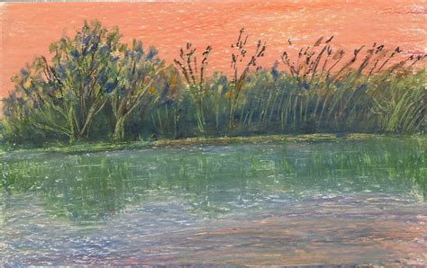 Painting Landscapes And Seascapes Sunsets Oil Pastel