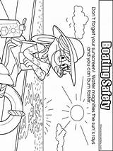 Coloring Pages Safety Boating Printable Educational Recommended Kids sketch template