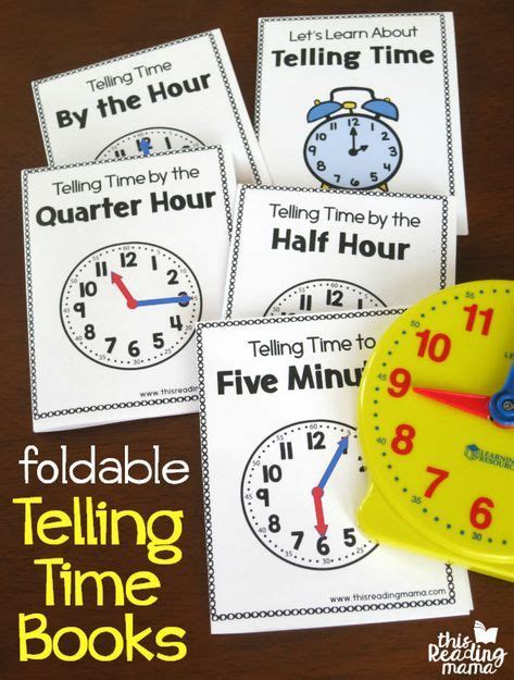 printable telling time books fold and read math time telling time activities teaching time