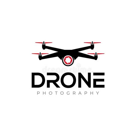 logotipo de drone vector de diseno del logotipo de fotografia de drones ilustracion del vector