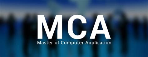 distance learning mca  mca degree