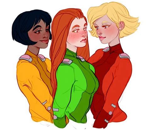 pin  alice amalia sutra  totally spies totally spies totally
