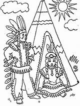 Indianer Malvorlagen Malvorlage sketch template