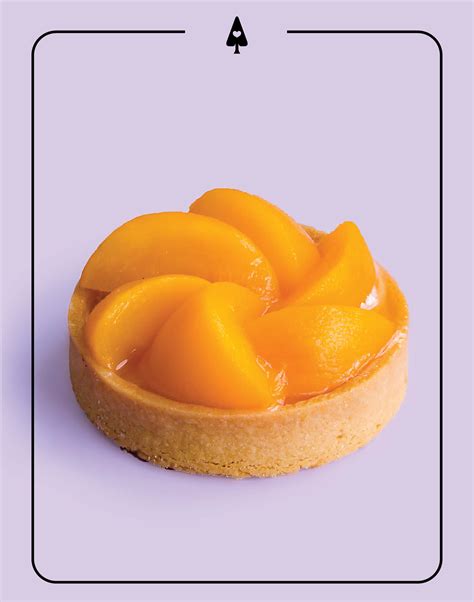 peach tart cake spade the daily cake store