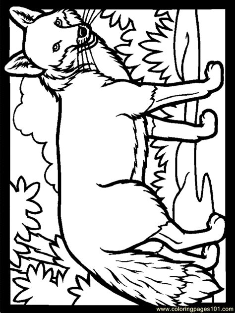 printable fox coloring pages  printable coloring page fox