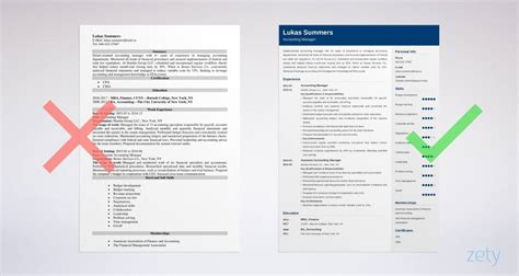 accounting manager resume sample guide  tips