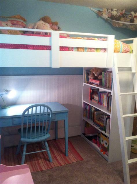 ana white sweet girls loft bed diy projects