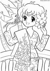 Coloring Pages Anime Princess Colouring Vintage Manga Book Books Shining Sunflower Girls Choose Board Colour sketch template