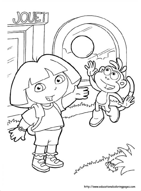 dora coloring pages  png jpeg eps