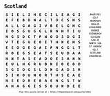 Scotland Word Search Puzzle Print Printable sketch template