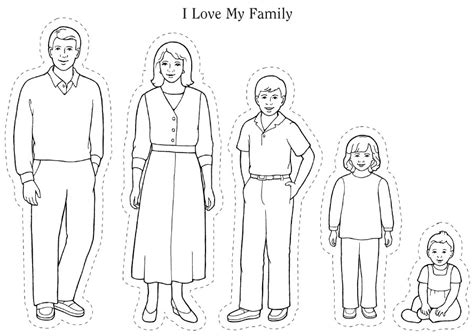 love   family preschool family theme family coloring pages