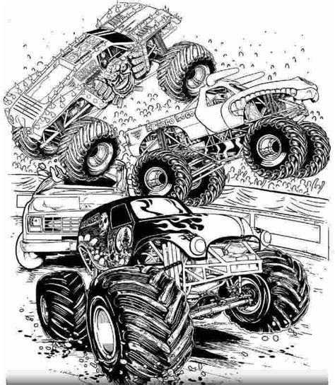 bigfoot monster truck coloring pages coloring pages