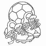 Futbol Futebol Printables Chuteira Pintura sketch template