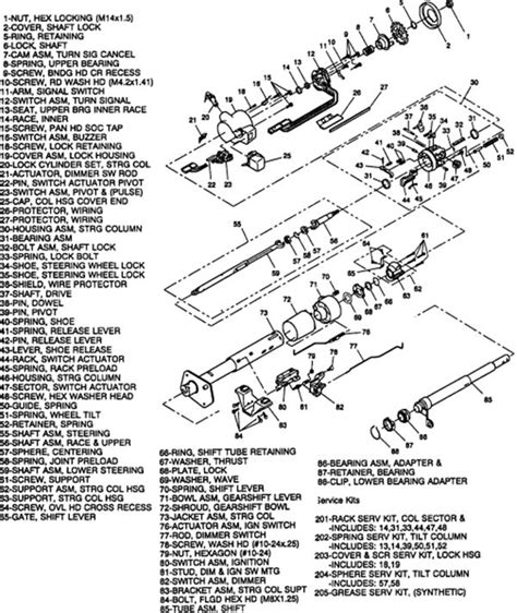 steering column ignition switch wiring diagram chevy wiring service