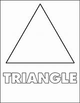 Shapes Coloring Pages Triagle Printable Kids Triangle Shape Toddlers Color Preschool Sheets Print Activities Netart Choose Board Bestcoloringpagesforkids sketch template