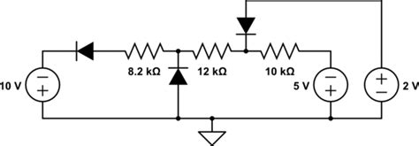reading basic diode circuits  connecting wires shown electrical engineering stack exchange